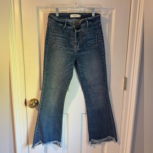 Hidden Happi Chewed Flare Jeans